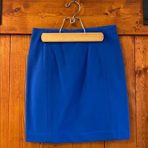 Royal Blue Pencil Skirt